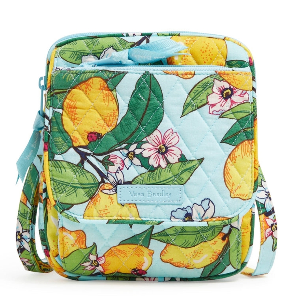 Vera Bradley Lemon Grove RFID Mini Hipster